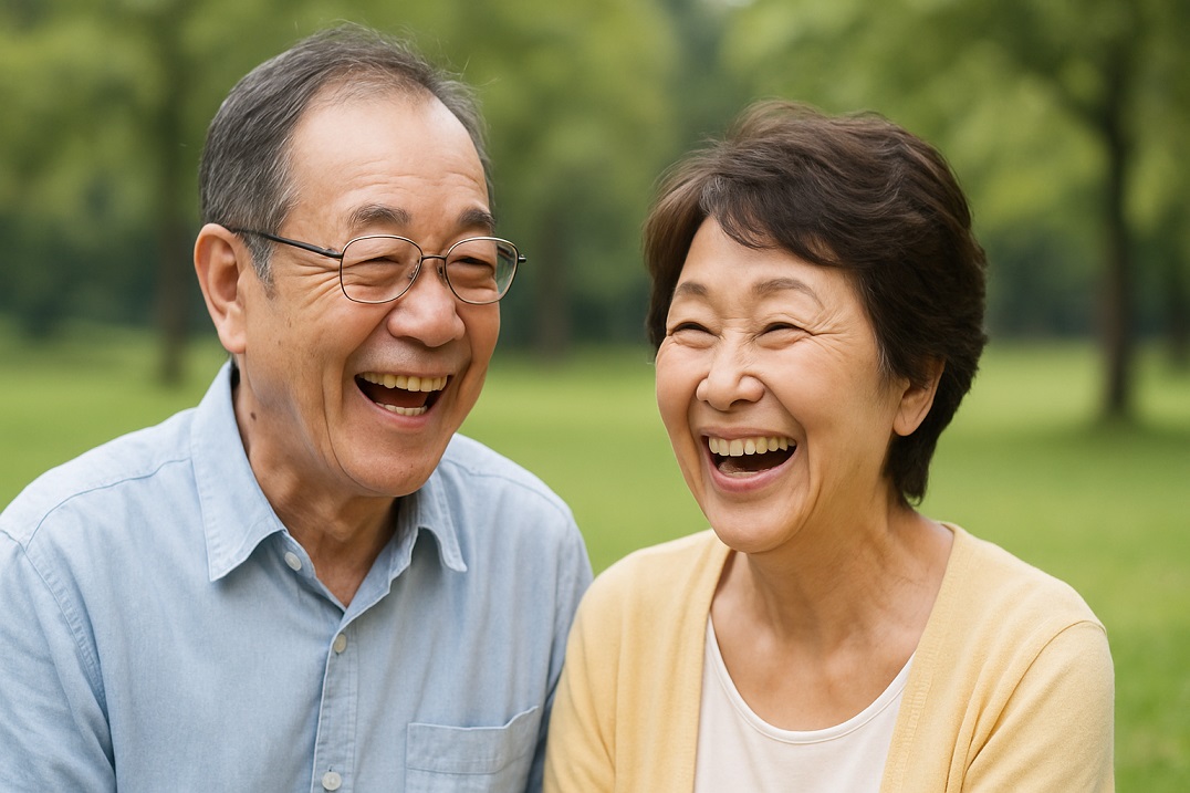 明るい60代