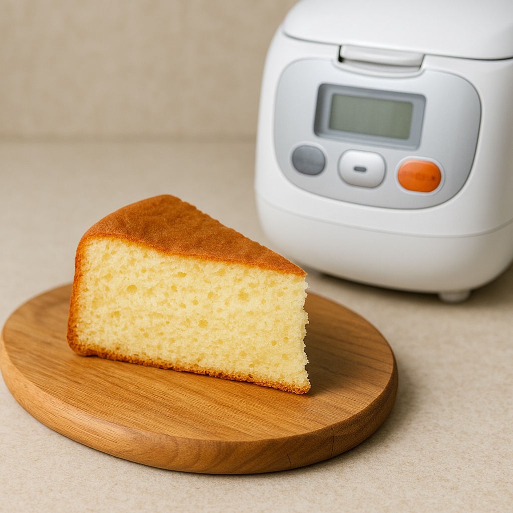 炊飯器とワンピースのケーキ