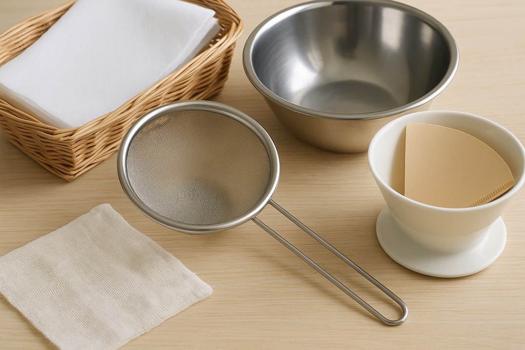濾し器の代用品