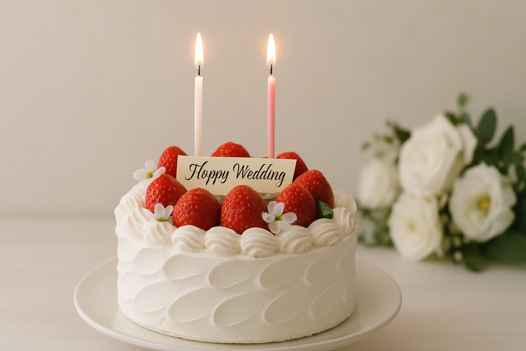 結婚祝いのケーキ