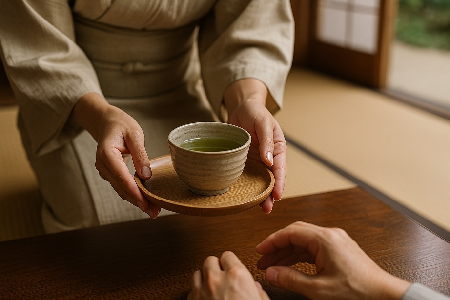 粗茶ですが