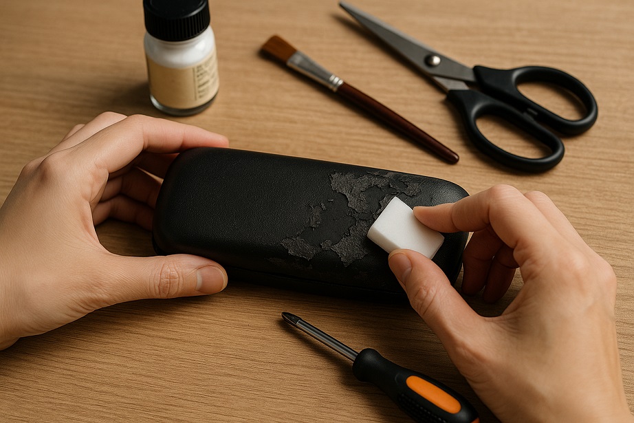 メガネケースの再生