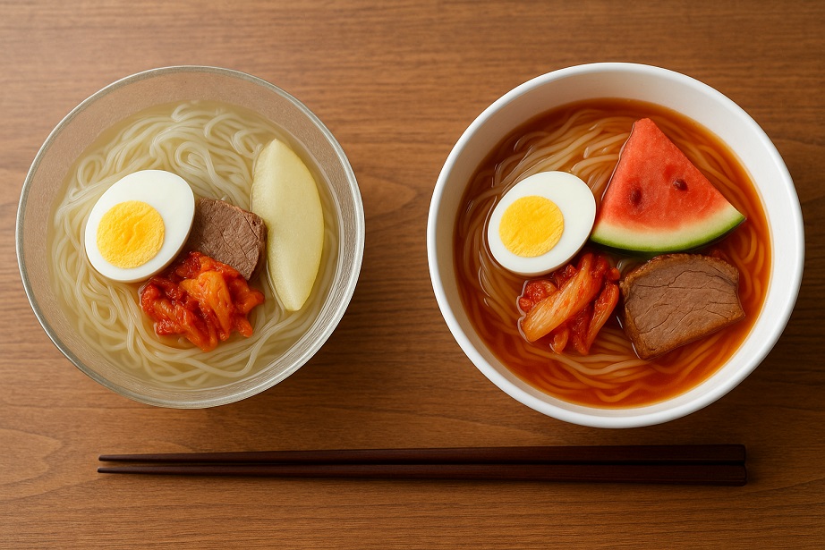 韓国冷麺と盛岡冷麺