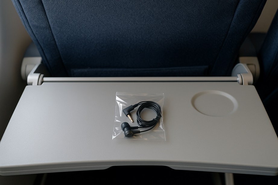Economy Seat with Earphones