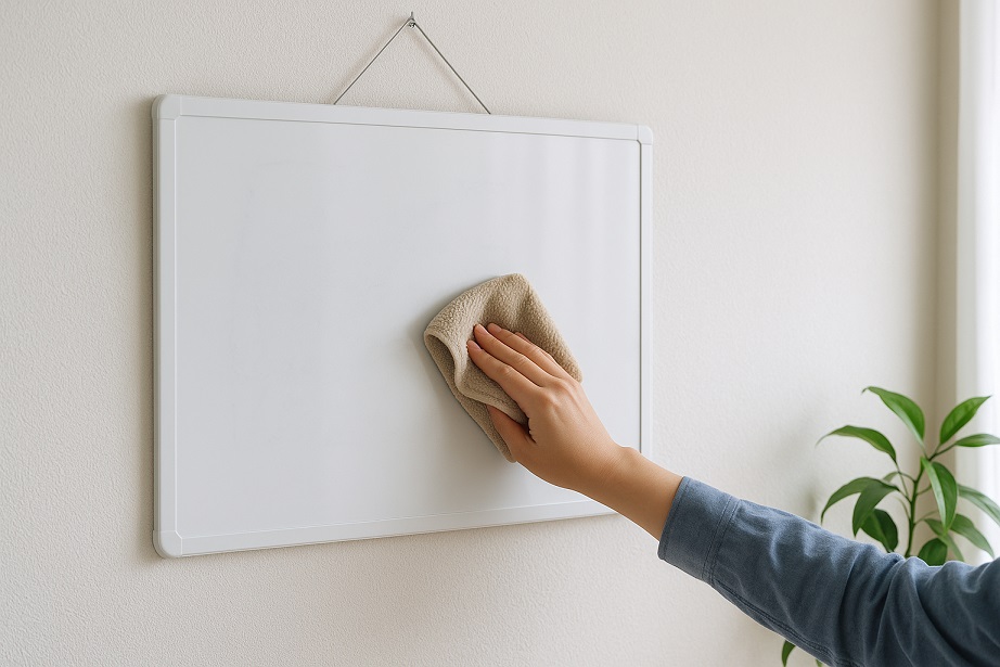 Whiteboard Cleaning Scene
