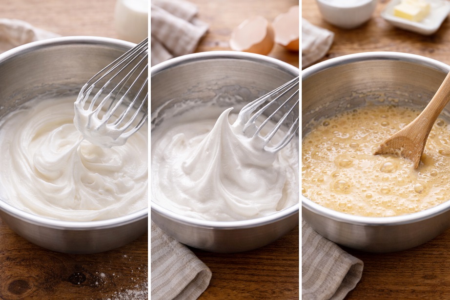 フワフワとクリーミーな混合物