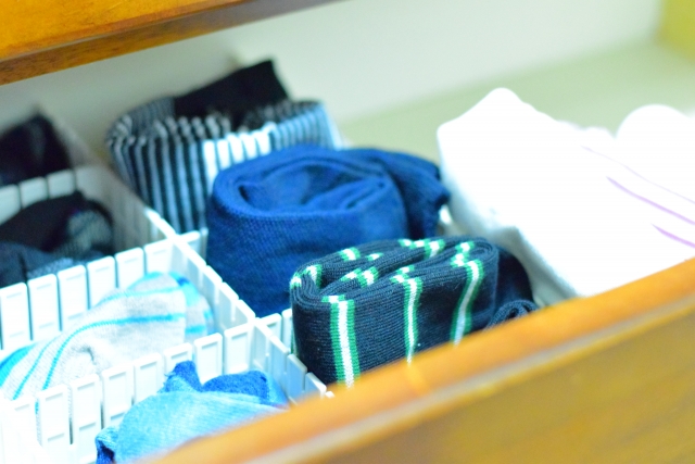 靴下収納の様子